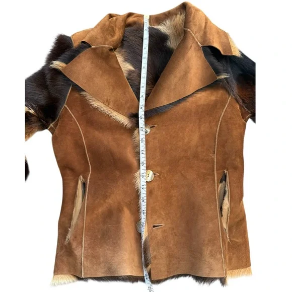 100% Sheepskin Reversible Jacket Medium - Picture 11 of 12